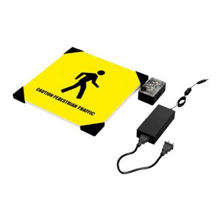 Ergomat Ergomat Pedestrian Detection 24in LED Sign Combo ERGO-IWS-24-D